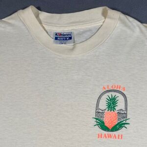 Vintage Aloha Hawaii Pineapple T Shirt Mens‎ Large Made in USA Single Stitch 80s